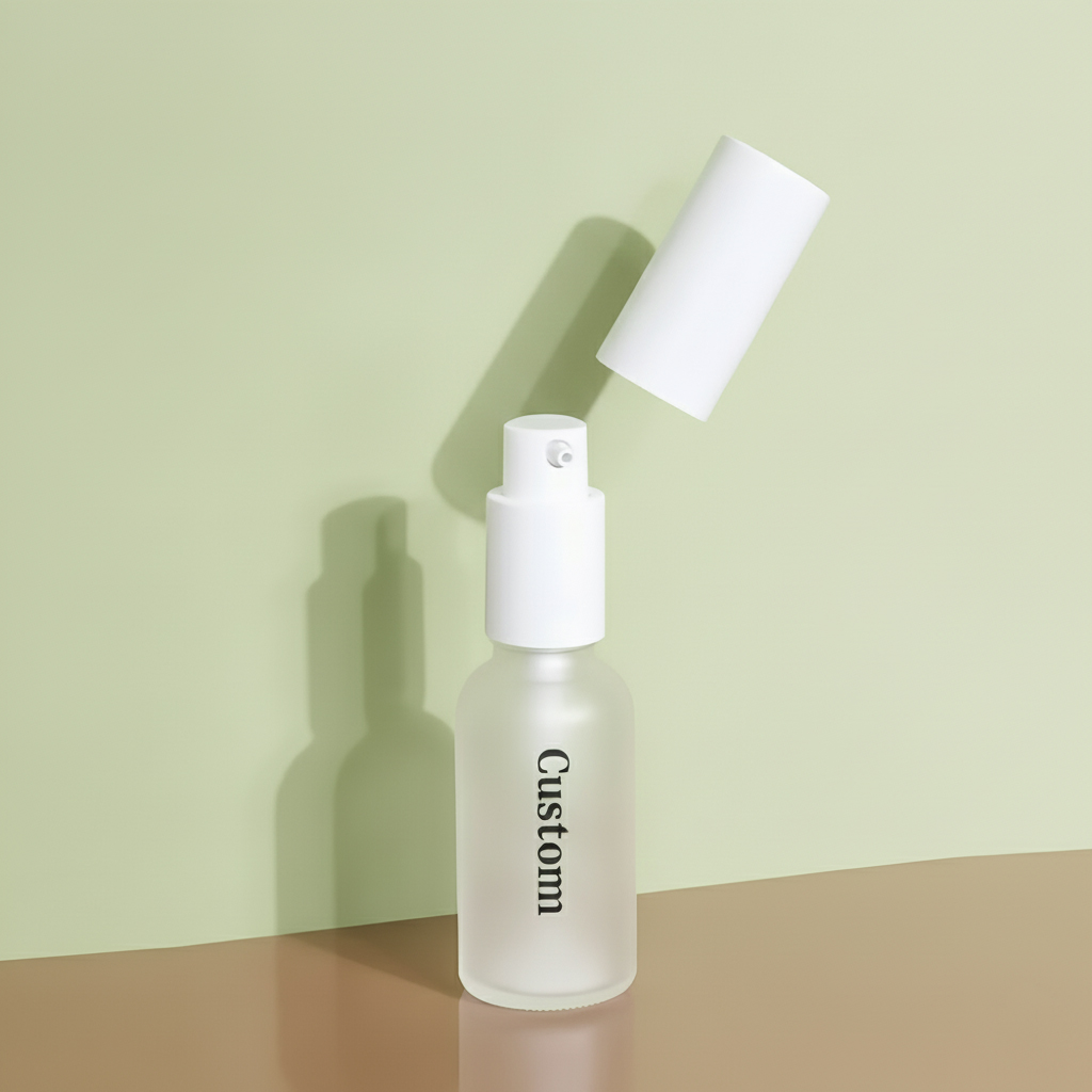 Glass Lotion Bottle